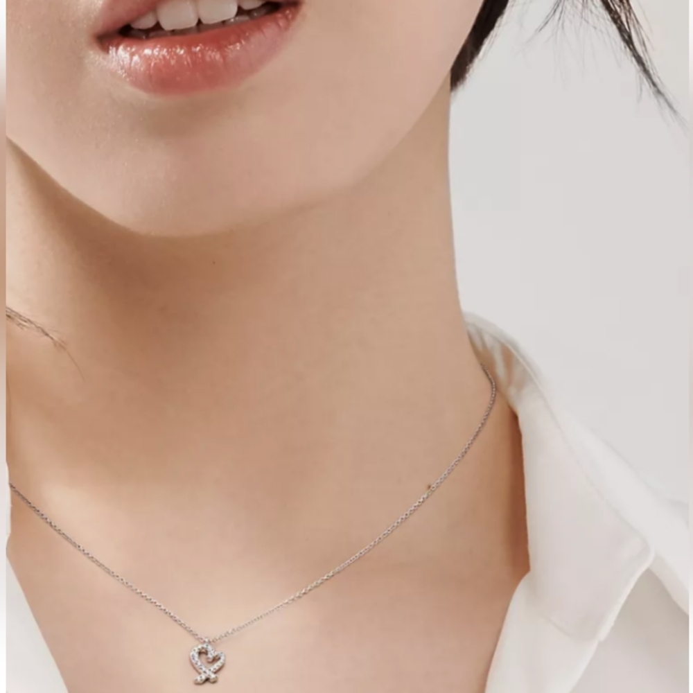 Tiffany & Co. Platinum Paloma Picasso Diamond Lovi